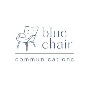 blue chair logo (transparent, high quality)